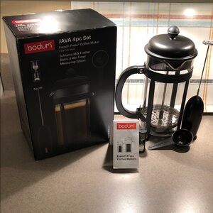 Bodum Java Black French Press Set